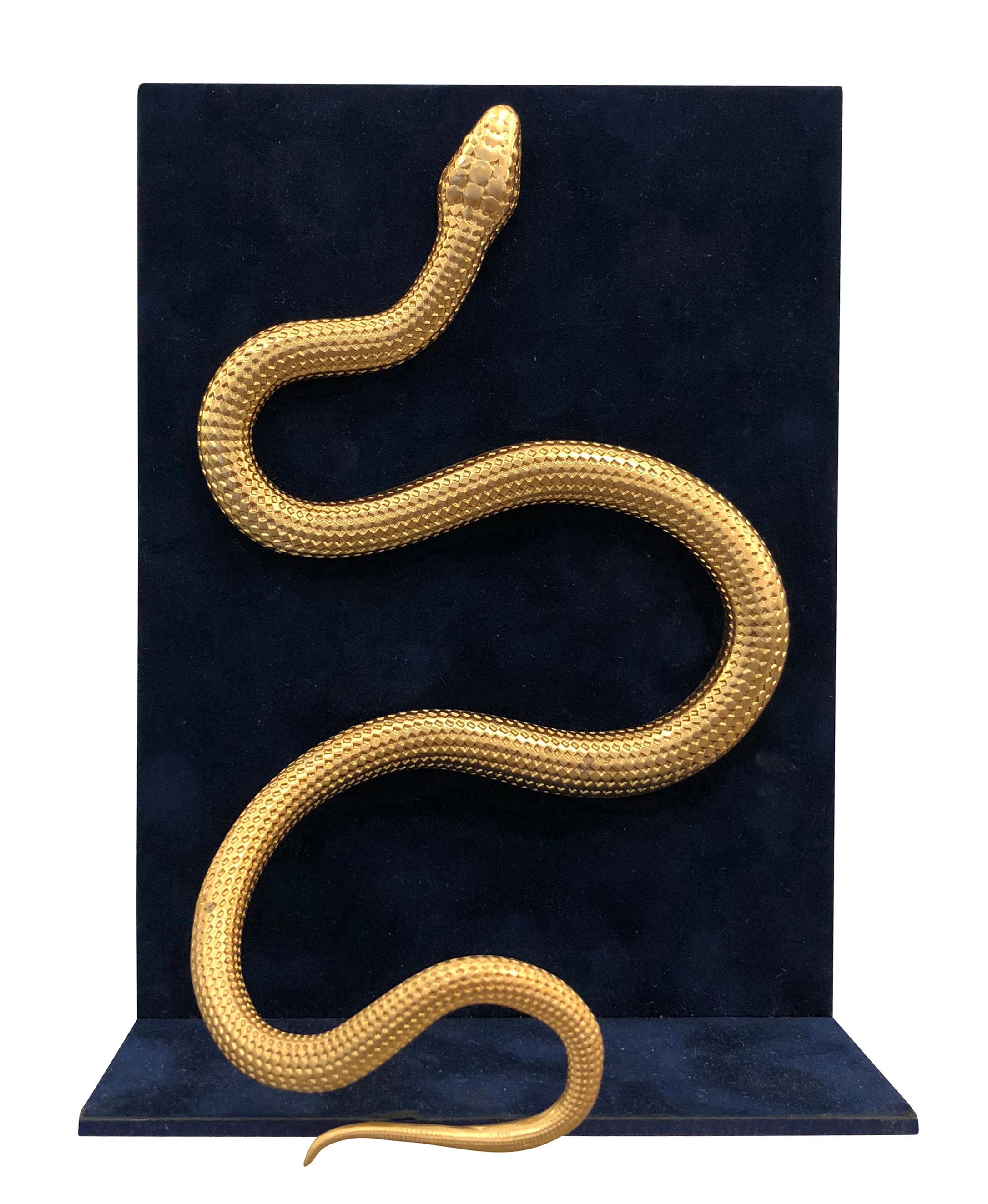 Italian Pair of Snake Book Ends