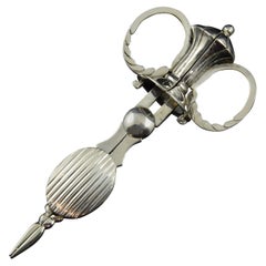 Pareja de tabaqueras, Plata, Siglo XIX