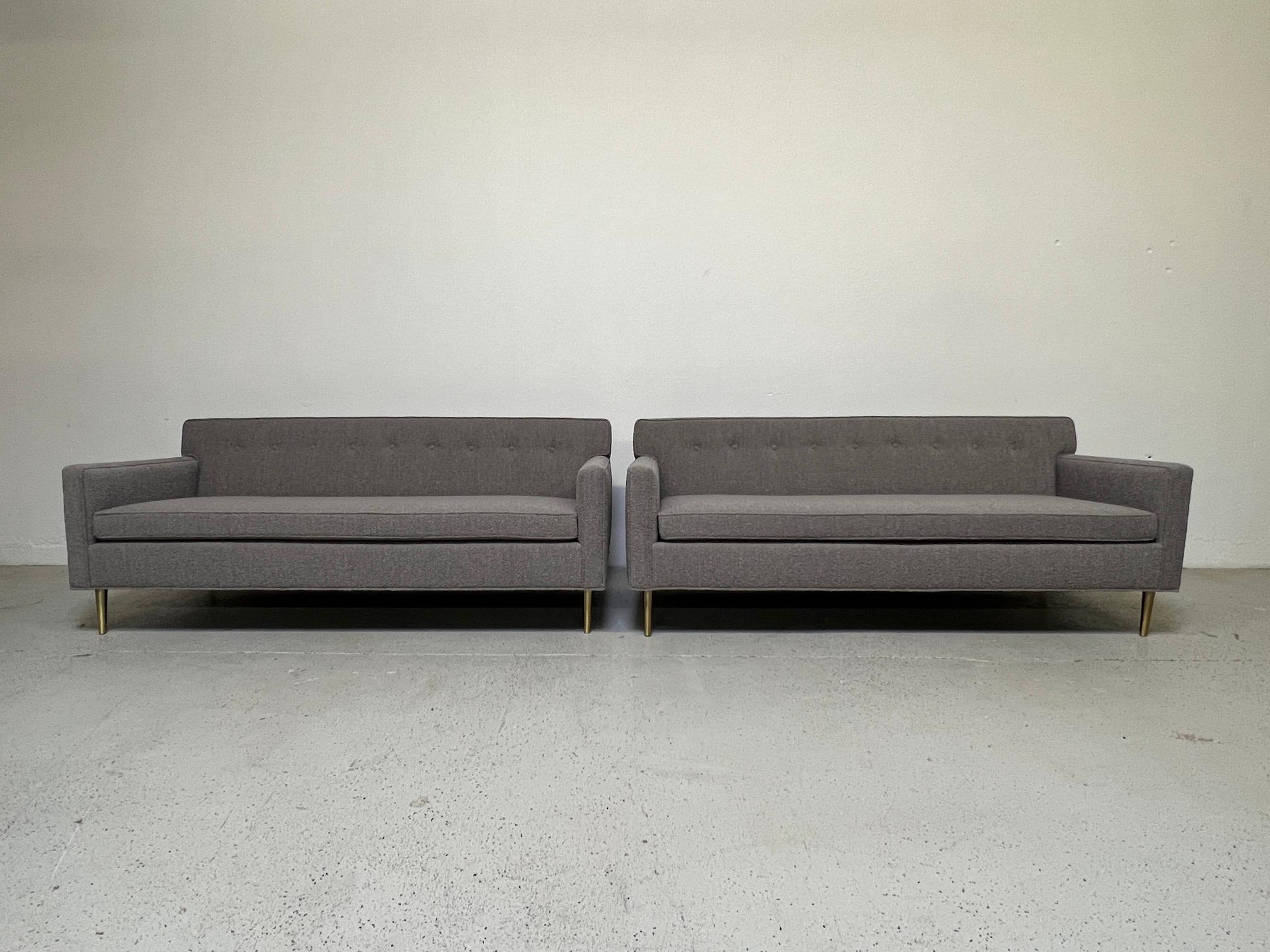 Pair of Sofas by Edward Wormley for Dunbar  In Good Condition In Dallas, TX