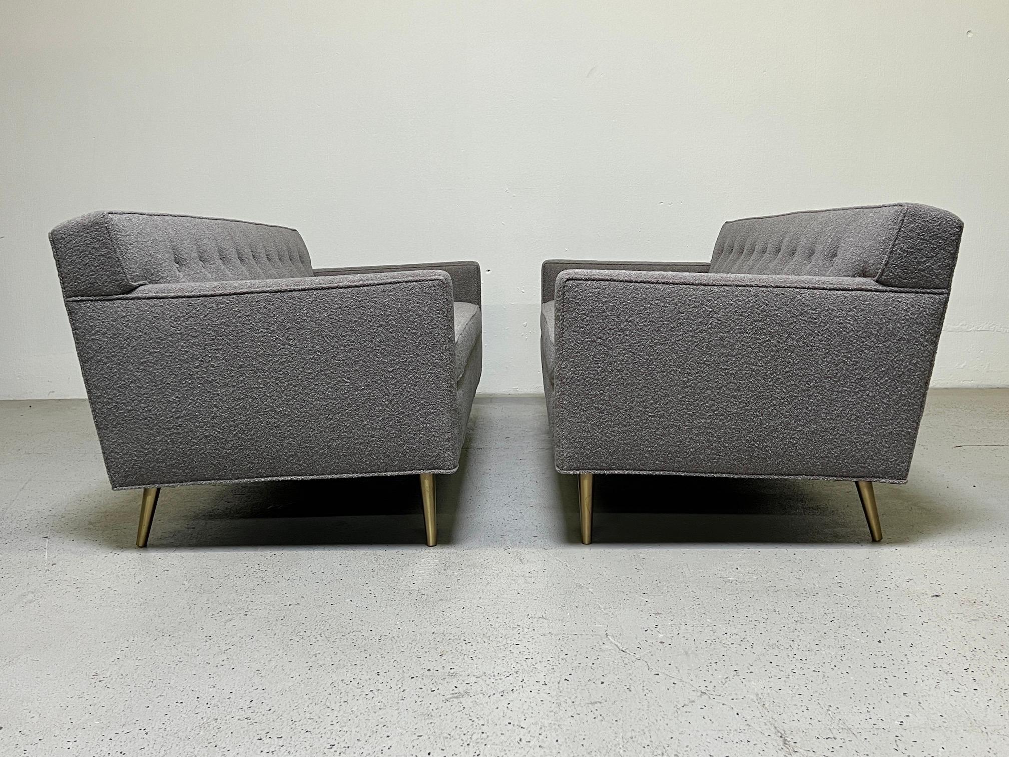 Mid-20th Century Pair of Sofas by Edward Wormley for Dunbar 