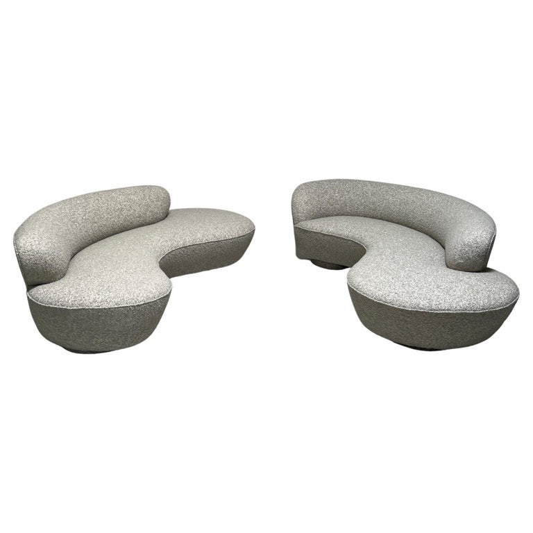 Pair of Sofas by Vladimir Kagan for Directional For Sale