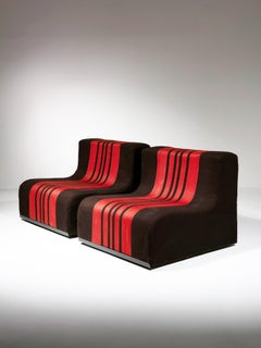 Coppia di sedie da salotto "Sofo" di Superstudio per Poltronova, Italia, 1968
