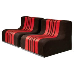 Pair of "Sofo" Lounge Chairs by Superstudio for Poltronova, Italy, 1968