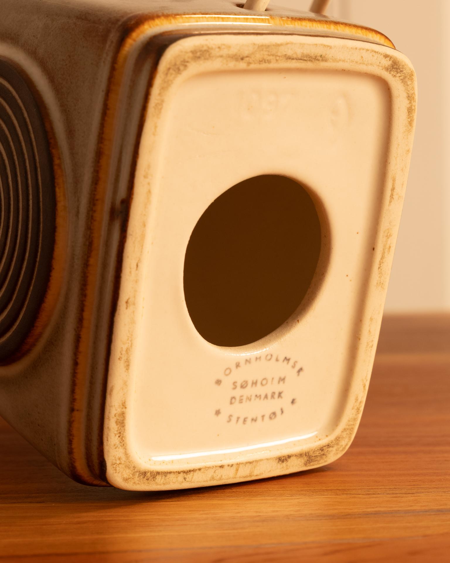 Paire de lampes en céramique Soholm - Danemark années 1960 en vente 1