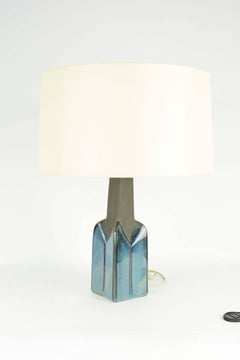 Pair of Soholm Stentoj of Denmark Ceramic Lamps by Einar Johansen
