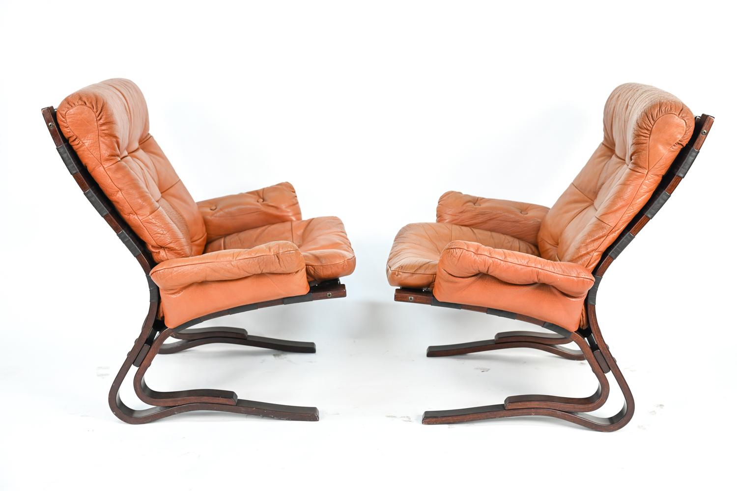 Pair of Solheim for Rykken Highback Lounge Chairs 6