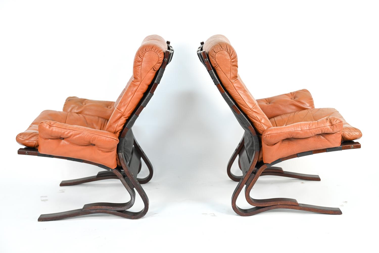 Pair of Solheim for Rykken Highback Lounge Chairs 2