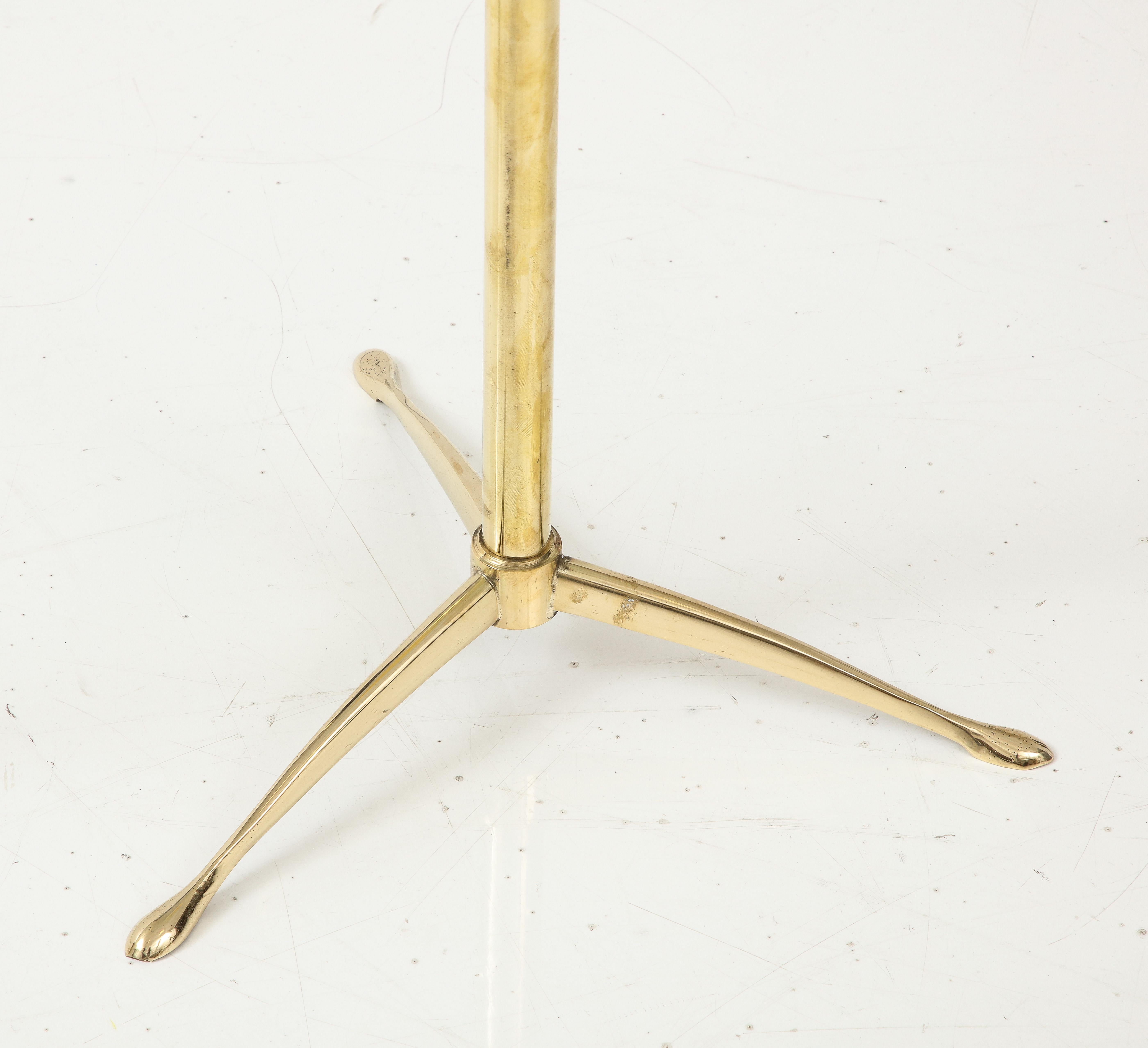 brass martini side table