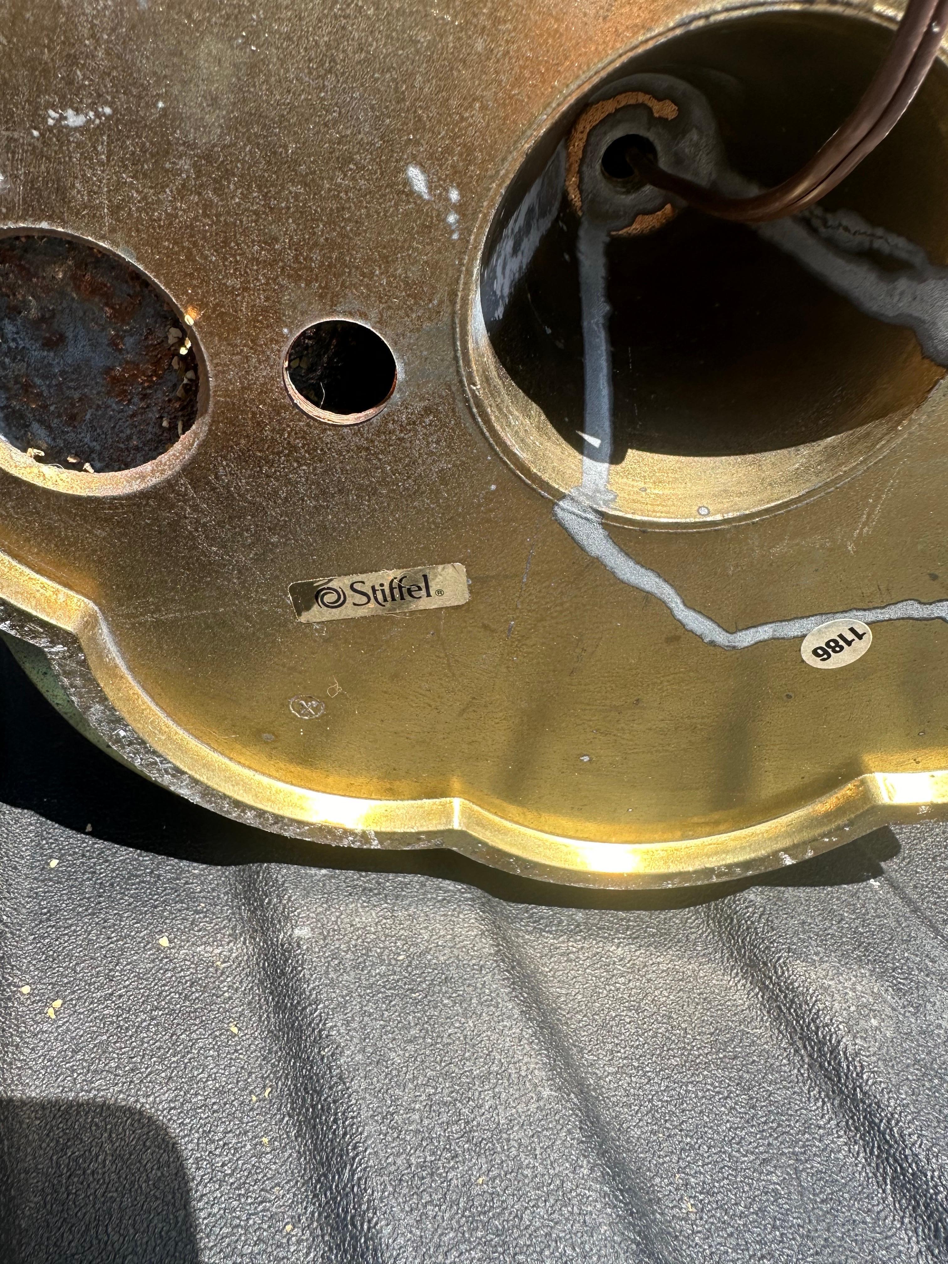 Pair of Solid Brass 