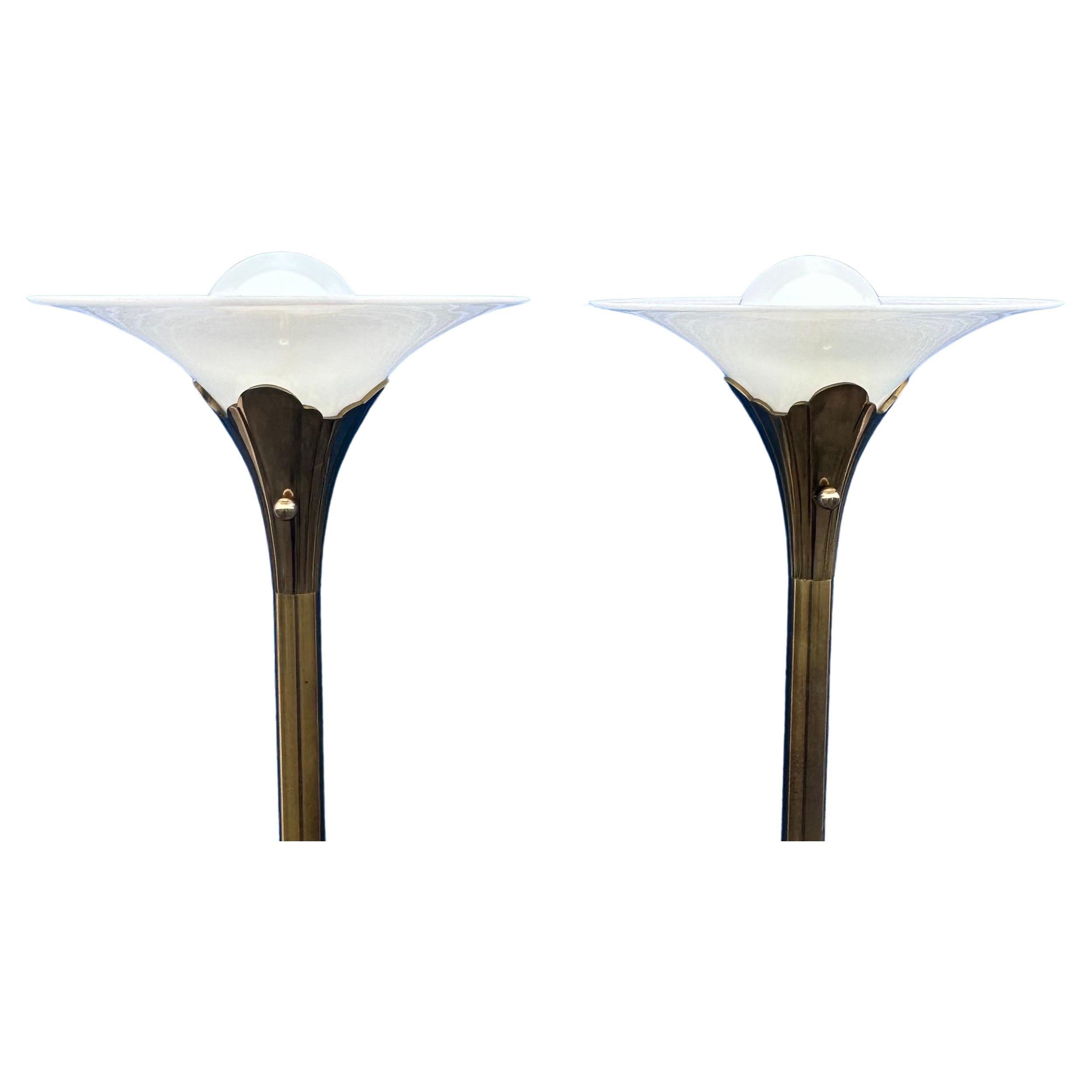 American Pair of Solid Brass 