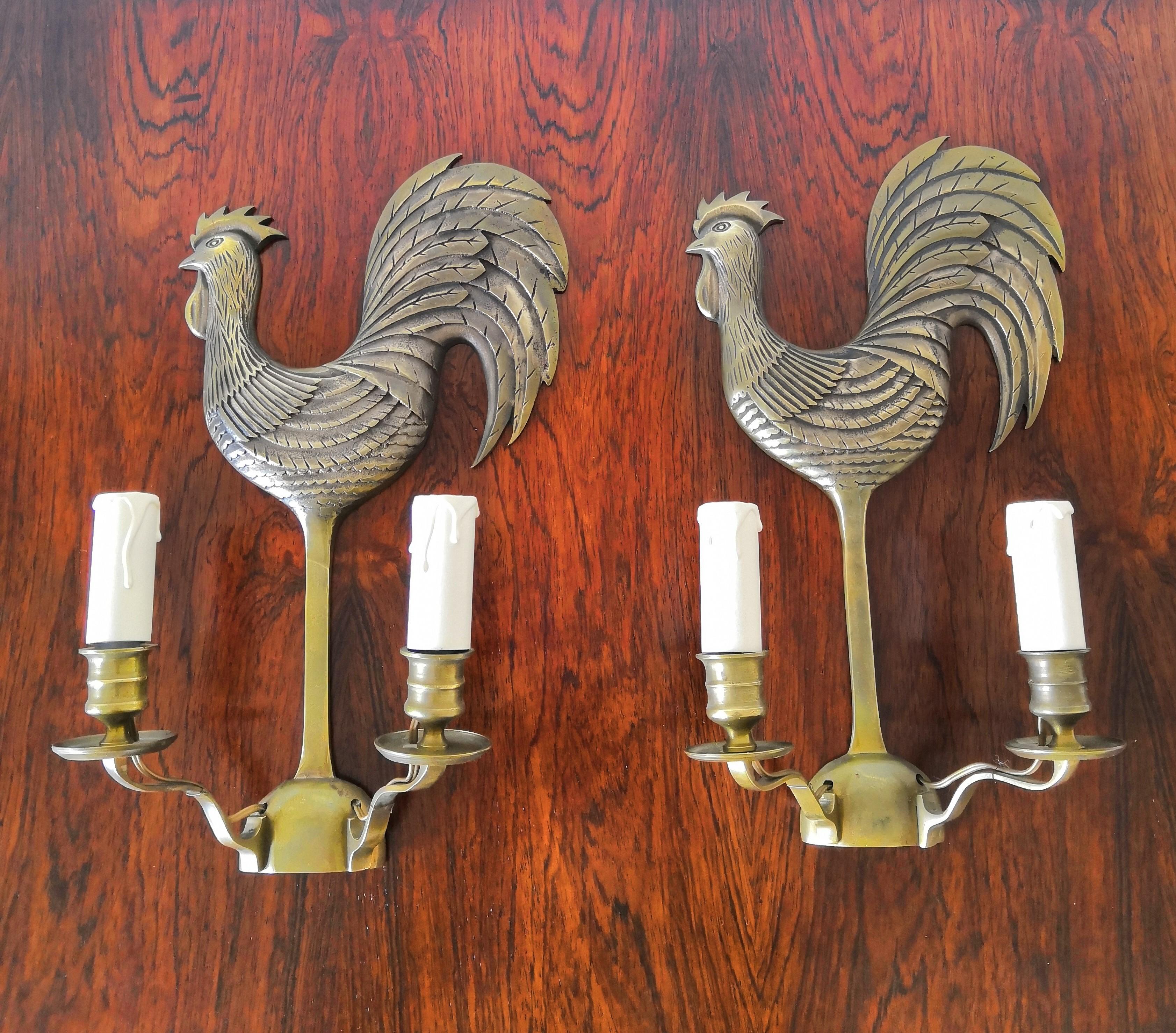 Patinated bronze
European sockets
these sconces will ship from France
price does not include shipping nor possible customs duties related charges.