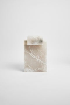 Pair of Solid Onyx Sculptural Guéridons Signed Noro Khachatryan