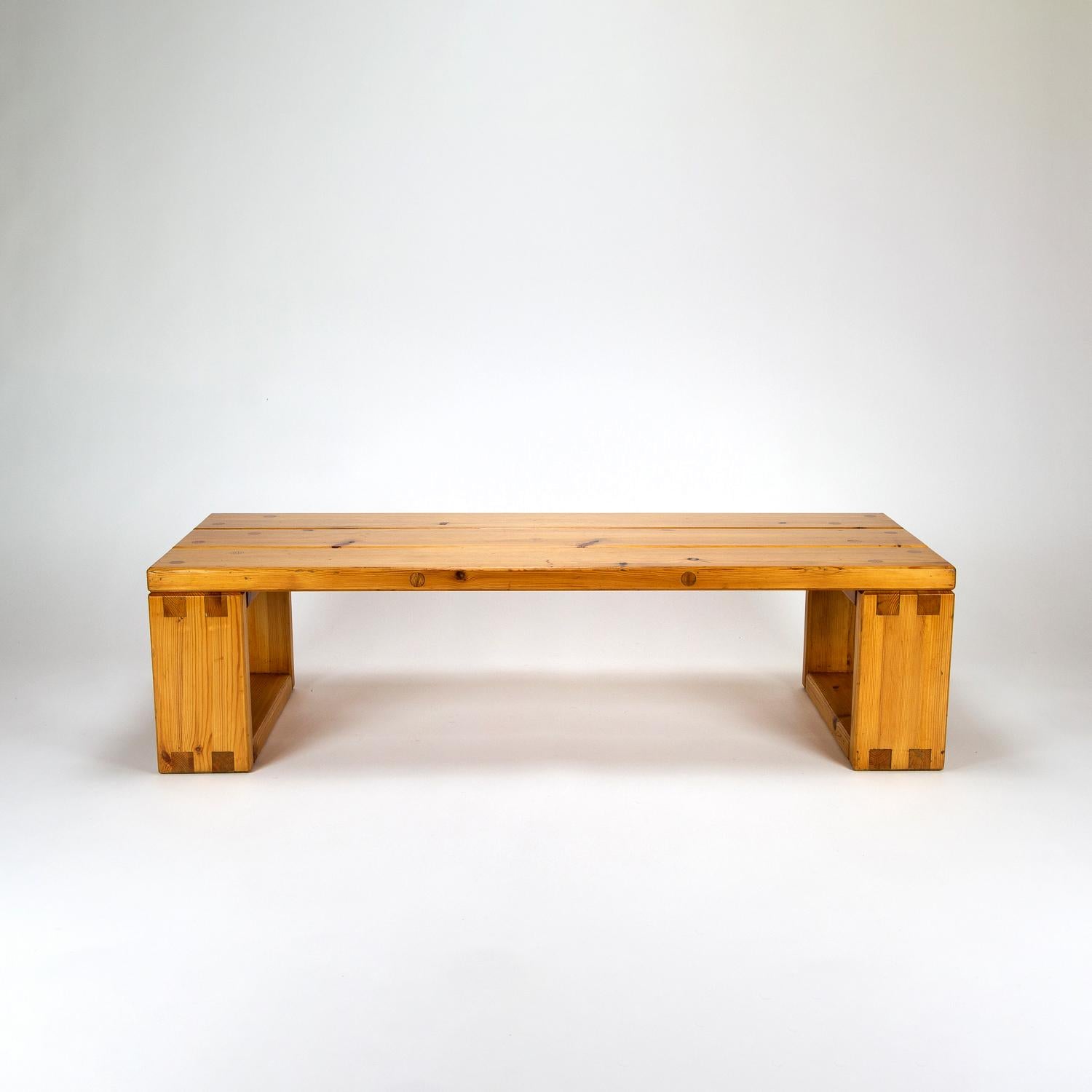 Pair of Solid Pine Benches, Sweden, 1960s In Good Condition In Berkhamsted, GB