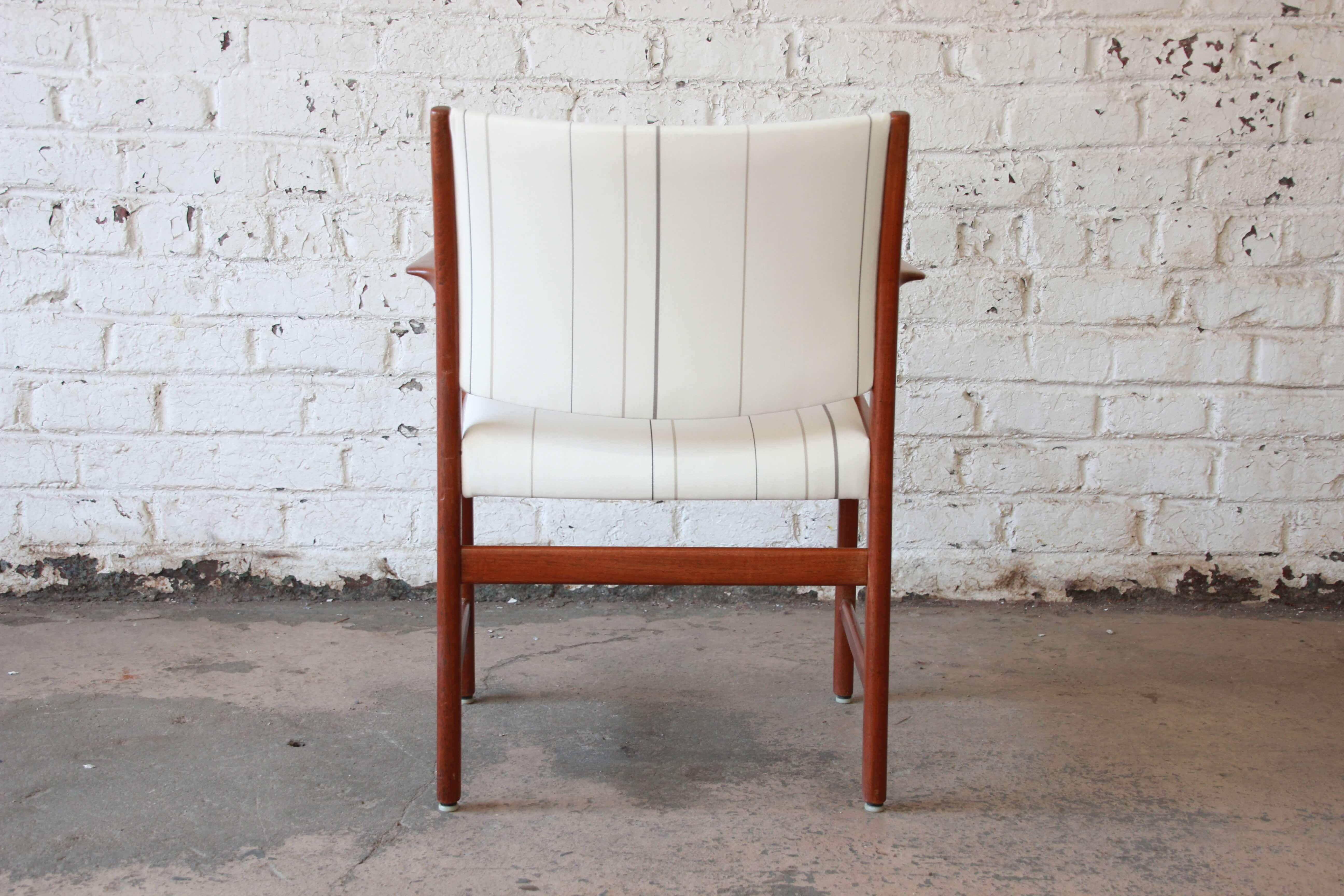 Late 20th Century Pair of Solid Teak Armchairs by Karl Erik Ekselius for J.O. Carlsson