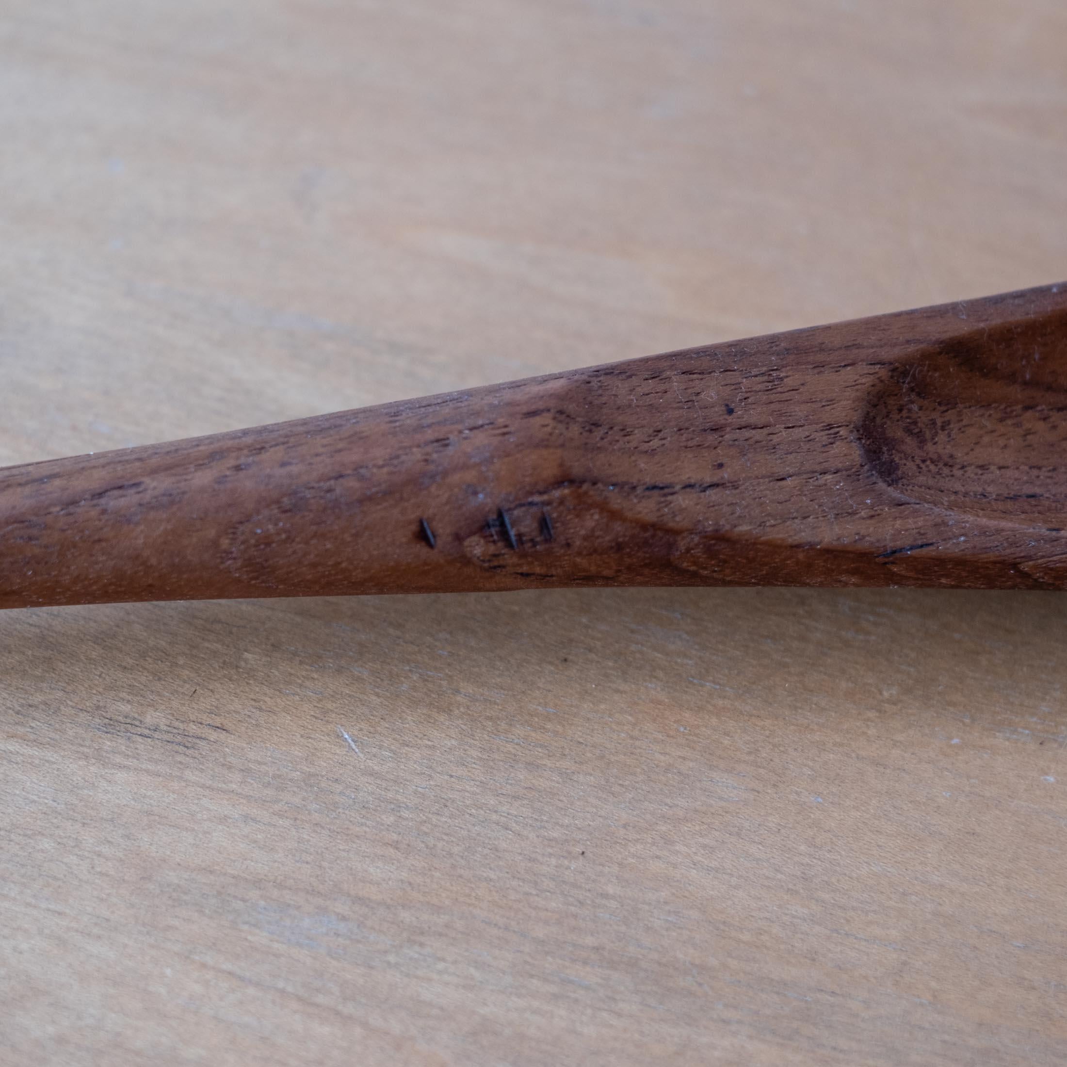 Pair of Solid Teak Salad Server Tongs by Jens Quistgaard for Dansk For Sale 6