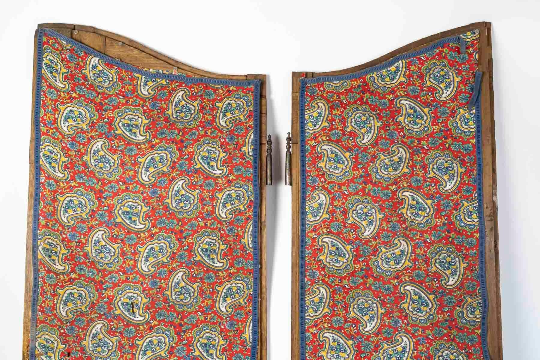 Coppia di ante di armadio in Wood massiccio, XIX secolo, periodo Napoleone III. in vendita 3