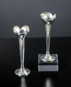 Pair of "Soliflore" Vases, Design by Giò PONTI for F.lli Calderoni, 1930s
