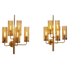Pair of "Sonata" Wall Lamps by Hans-Agne Jakobsson, Sweden circa 1960s