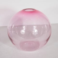 Pair of Sophisticated Modernist Amethyst and Pink Sapphire Vases by Nick Leonoff