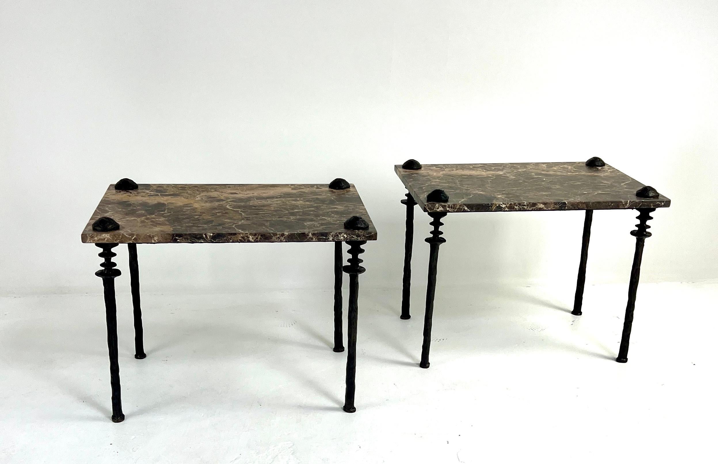 Pair of Sorgue Side Tables In Excellent Condition In Los Angeles, CA