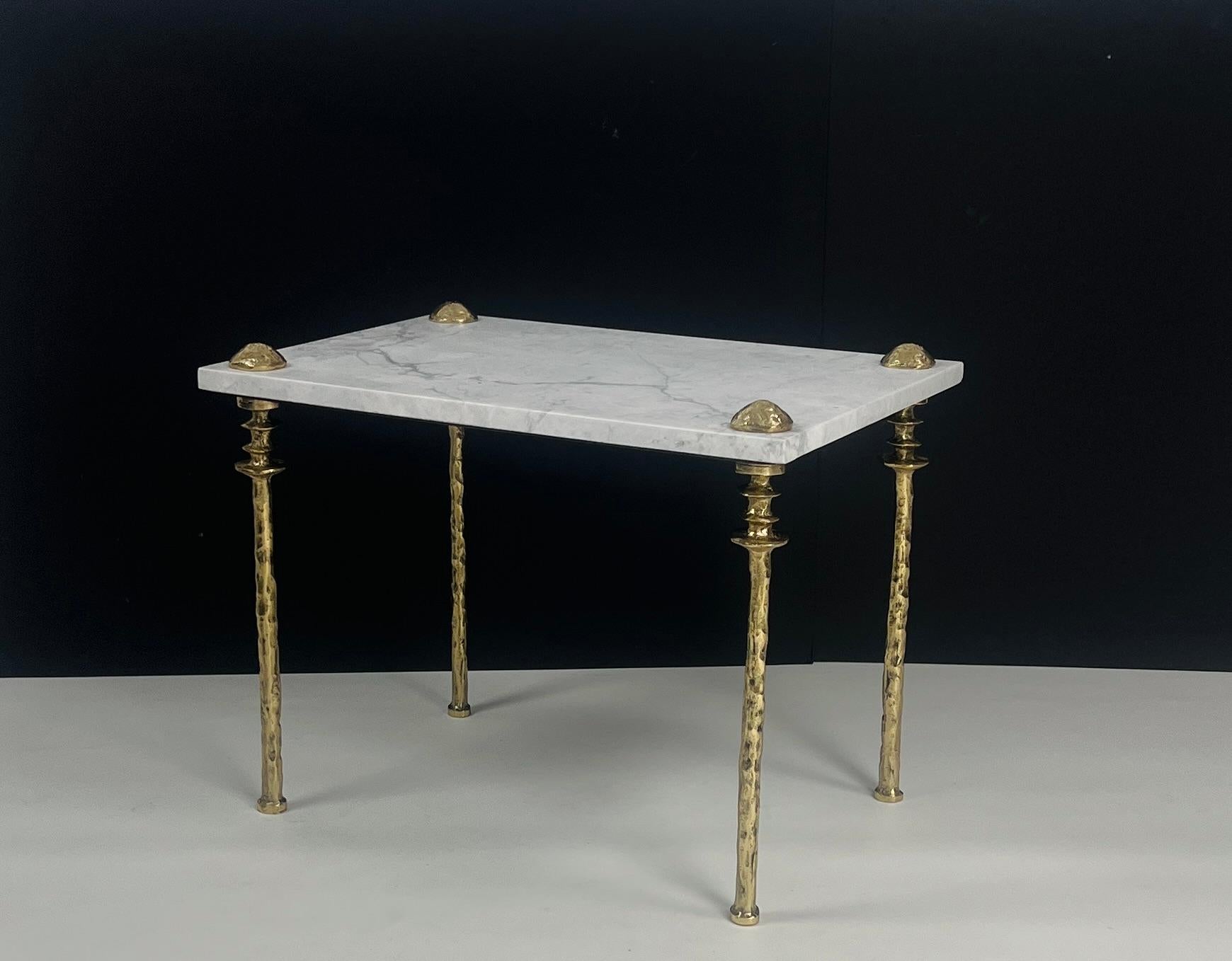 Coppia di tavolini Sorgue, bronzo dorato - di Bourgeois Boheme Atelier in vendita 9