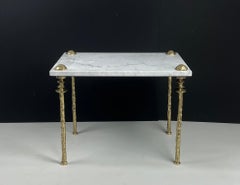 Coppia di tavolini Sorgue, bronzo dorato - di Bourgeois Boheme Atelier