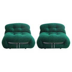 Pair of "Soriana" Armchairs Designed by Tobia Scarpa Edited by Cassina, 1960s