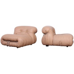 Pair of Soriana Chairs by Tobia and Afra Scarpa