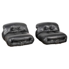 Pair of Soriana Lounge Chairs by Afra 
Tobia Scarpa for Cassina