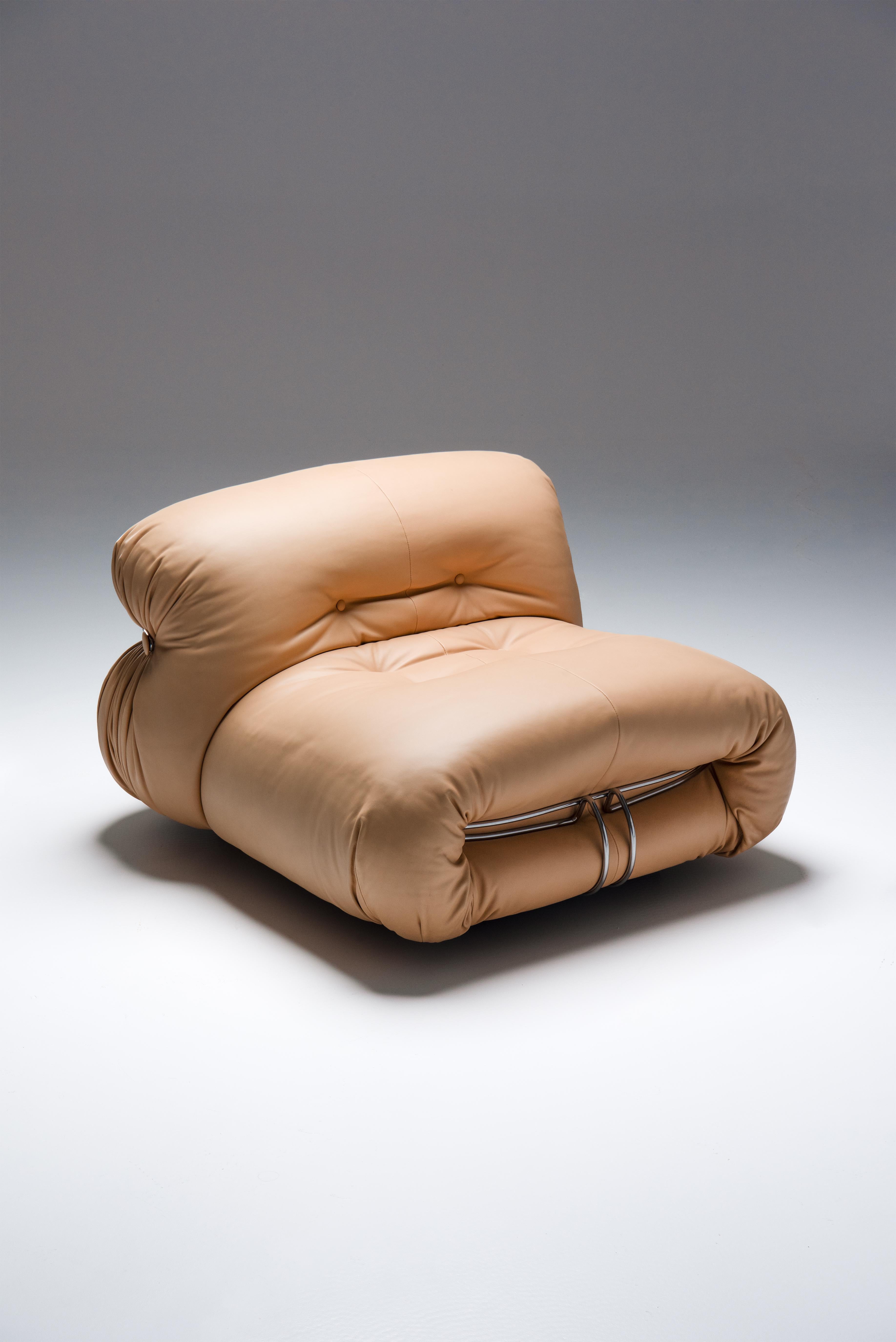 20ième siècle Paire de chaises longues Soriana - Tobia & Afra Scarpa en vente
