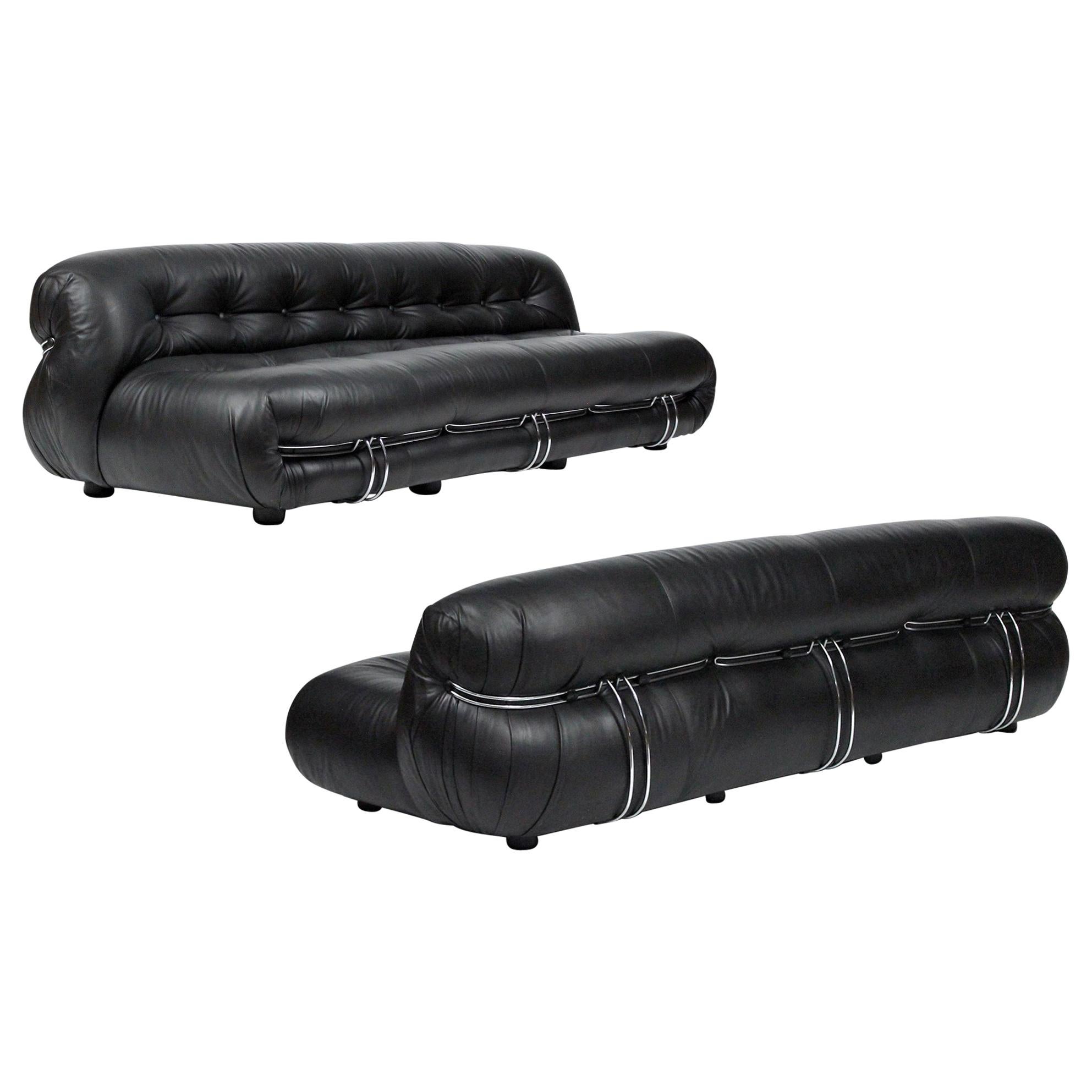 Pair of "Soriana" Sofas by Afra and Tobia Scarpa