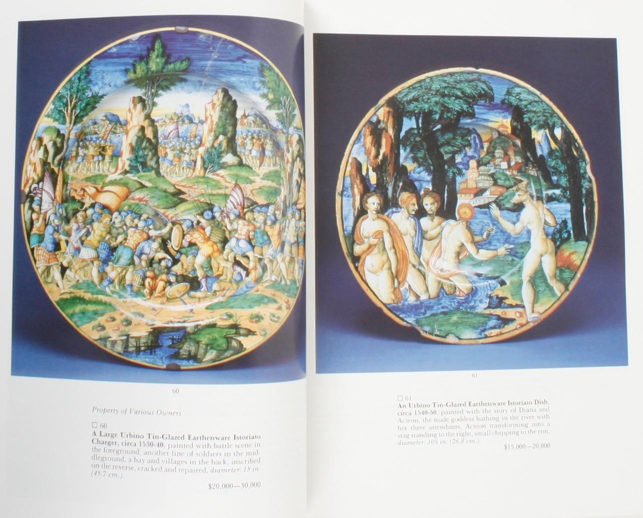 Pair of Sotheby's Catalogues on European Works of Art, Furniture and Tapestries In Good Condition For Sale In valatie, NY