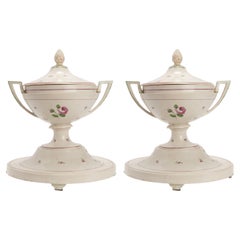 Pair of Soup Terrines Old Vienna Porcelain Manufacture, Austria 1770