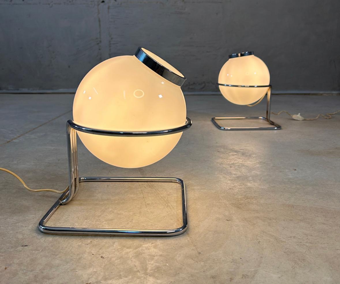 This rare pair of Space Age 