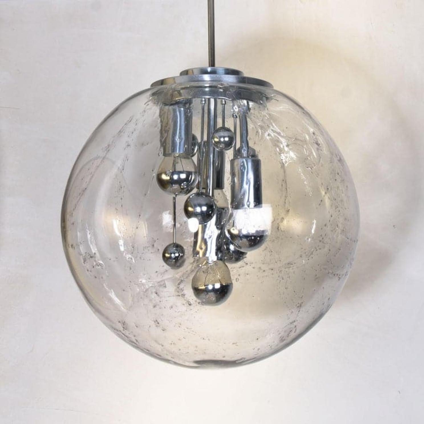 Coppia di lampade A Space Age Doria, anni '70 In condizioni buone in vendita a Rijssen, NL