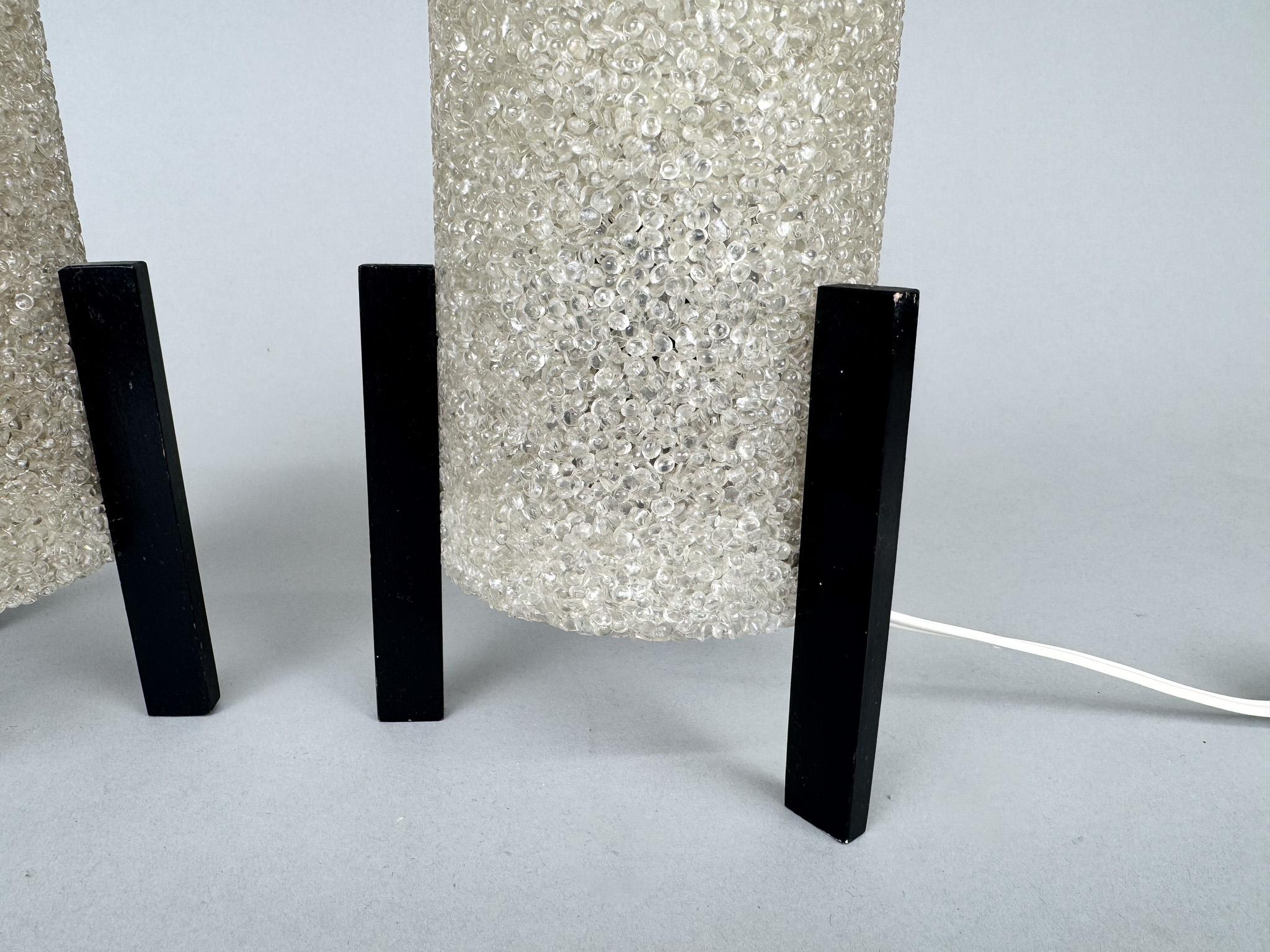 Paire de lampes de table Rockets de l'ère spatiale, 1970, Allemagne en vente 1