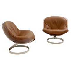 Pair of Space Age "Sphère" Lounge Chairs by Boris Tabacoff