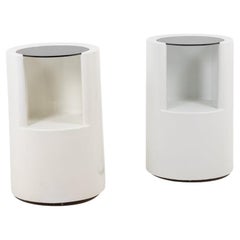 Pair of Space Age style side tables. 1960s/70s.