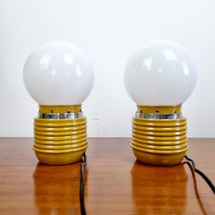 Pair of Space Age Table Lamps, Italy 70s