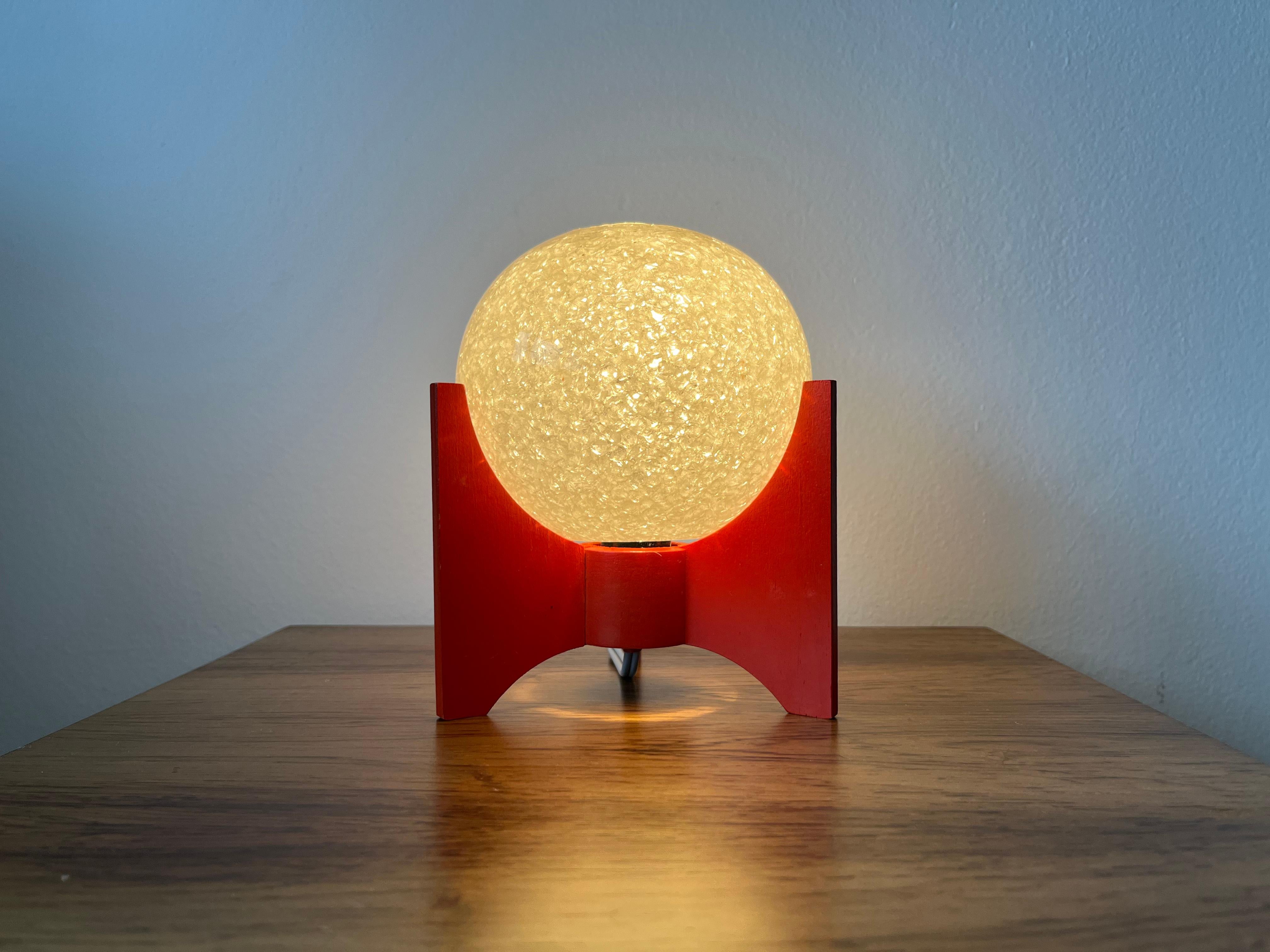 Pair of Space Age Table Lamps Rocket by Pokrok Zilina, 1970s For Sale 1