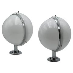 Pair of Space Age Wall Lamps Harveiluce - iGuzzini model 5005 1970s