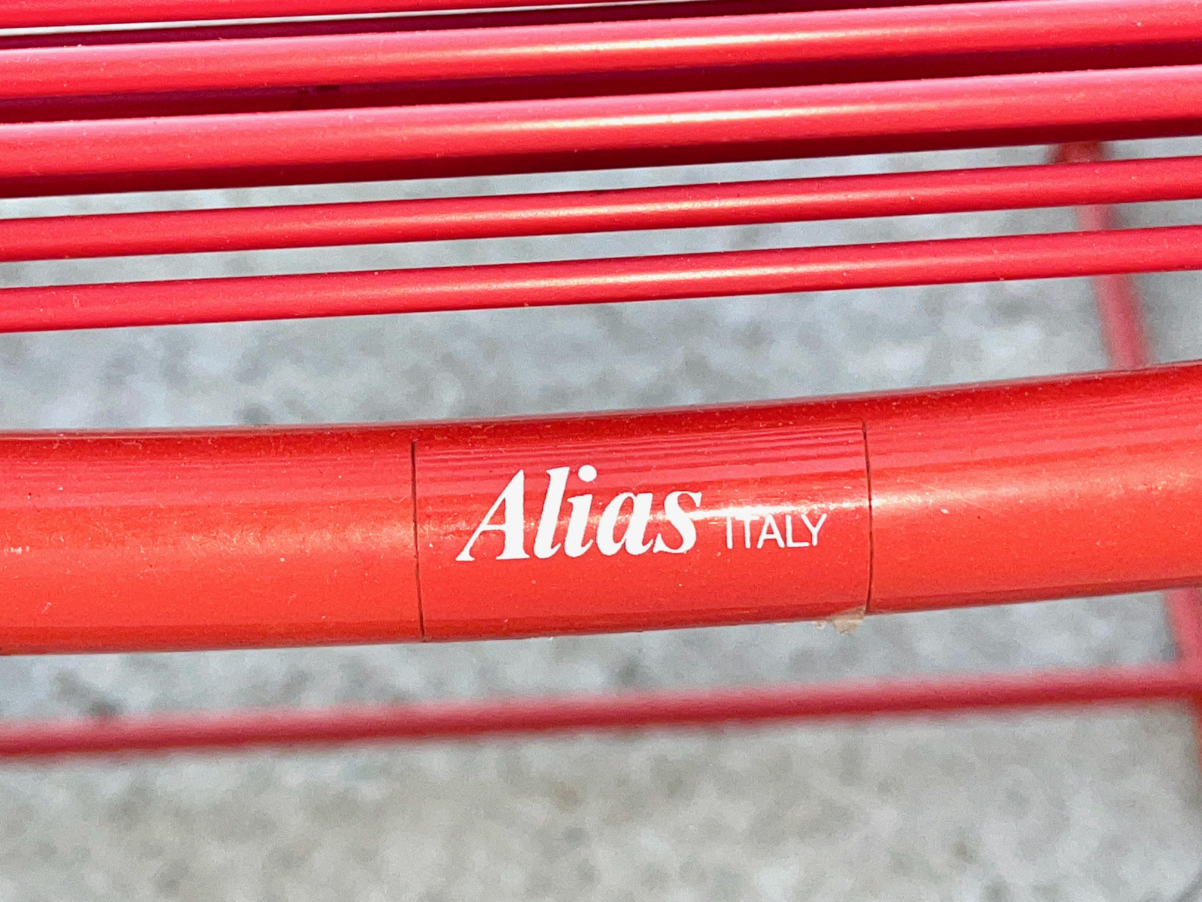 Pair of Spaghetti Chairs by Giandomenico Belotti for Alias, Italy In Good Condition For Sale In Hanover, MA