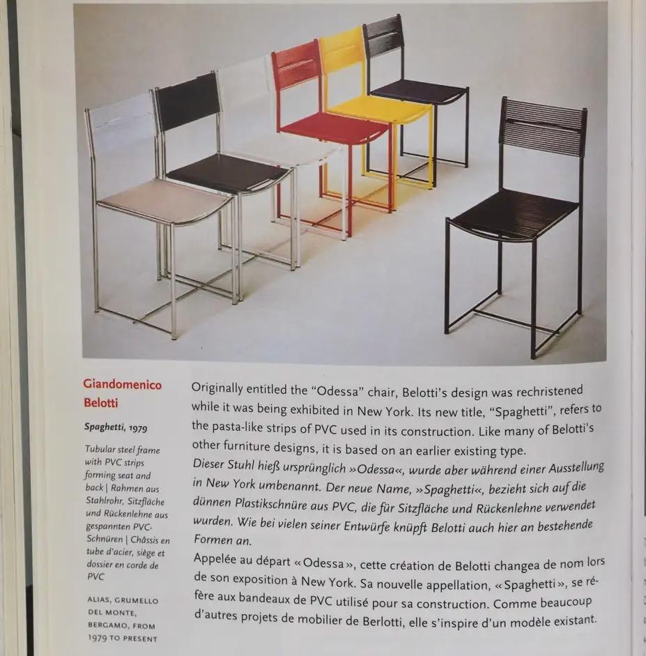 Steel Pair of Spaghetti Chairs by Giandomenico Belotti for Alias, Italy For Sale