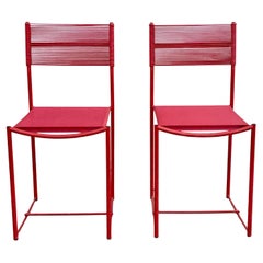 Pair of Spaghetti Chairs by Giandomenico Belotti for Alias, Italy