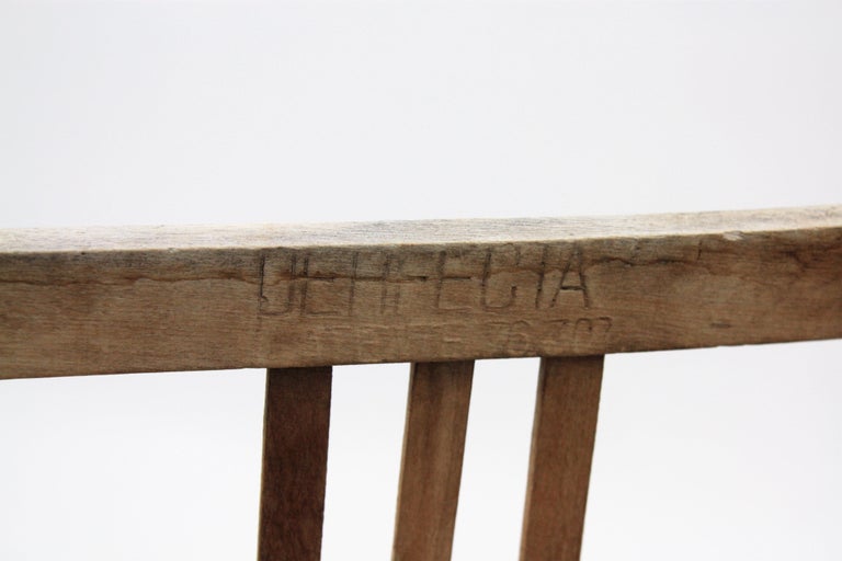 Pair of Spanish 1940s ChildSize Folding Terrace Garden Chairs in