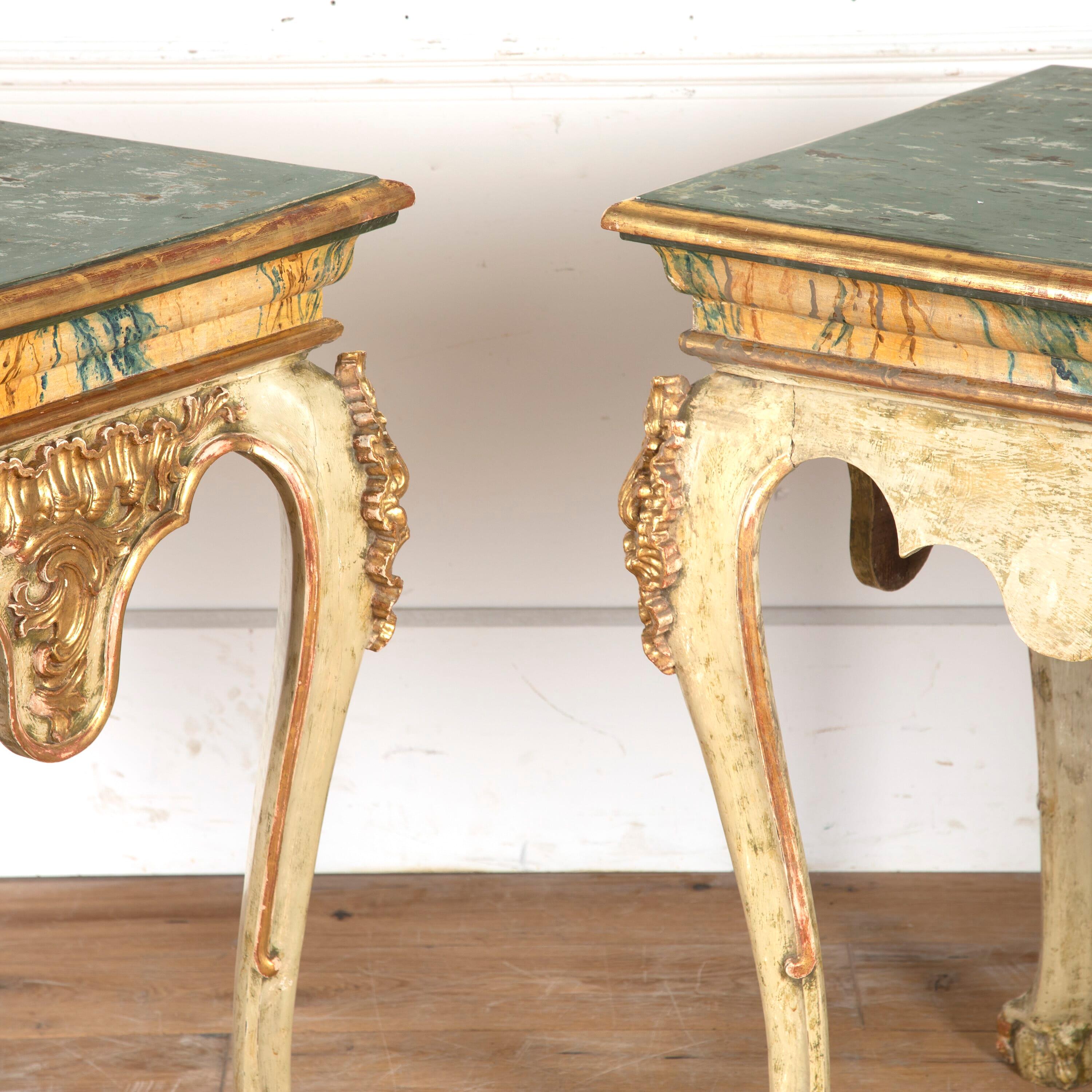 Pair of Spanish 19th Century Console Tables 5