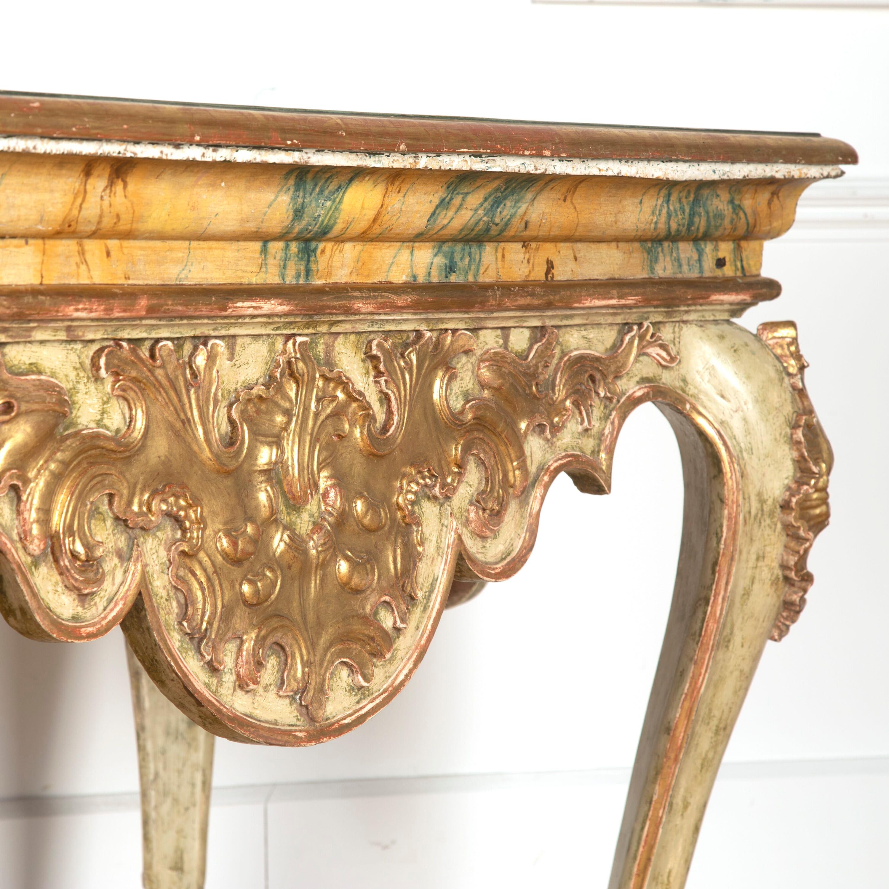 Pair of Spanish 19th Century Console Tables 3