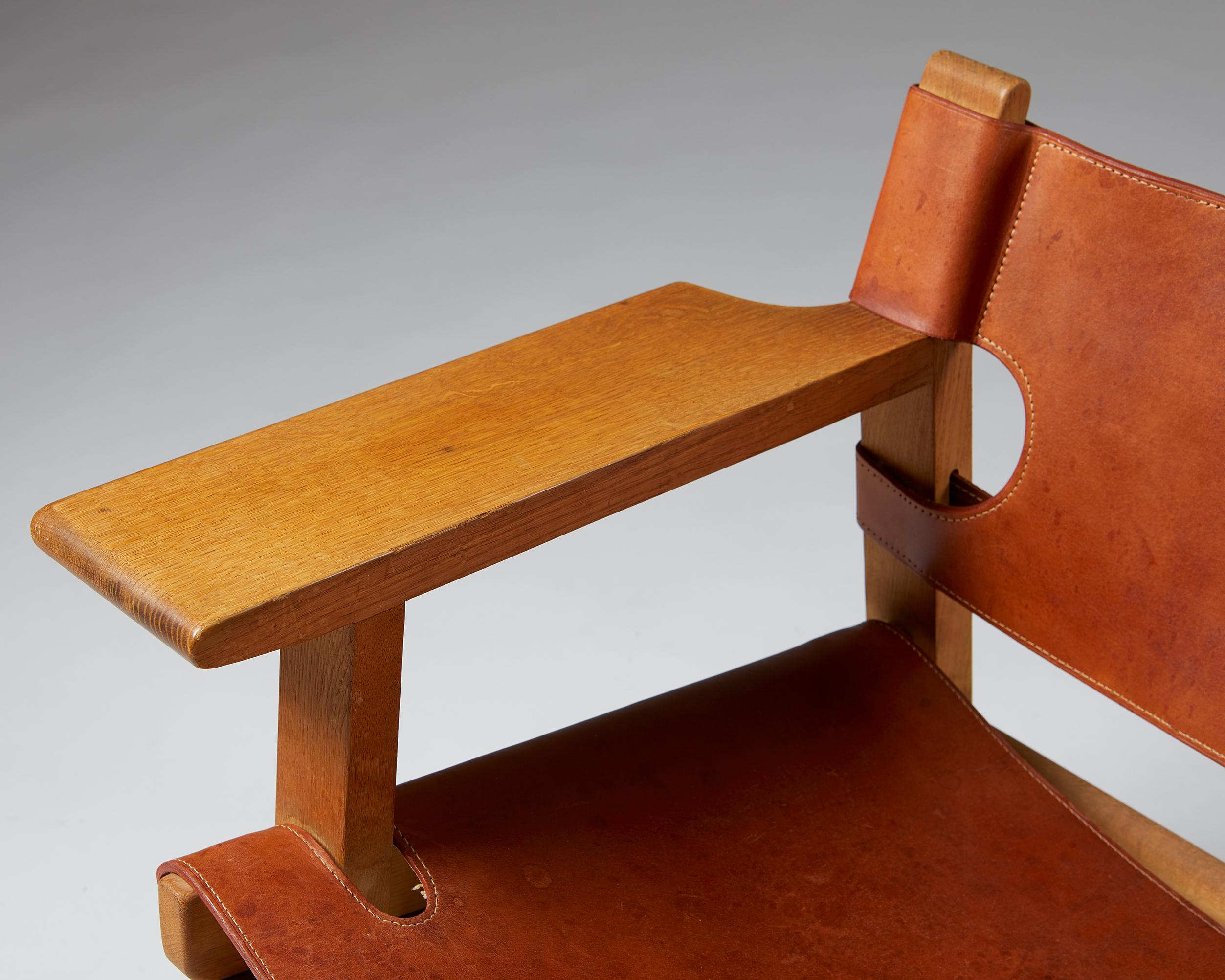 Pair of “Spanish” Armchairs Designed by Börge Mogensen 5