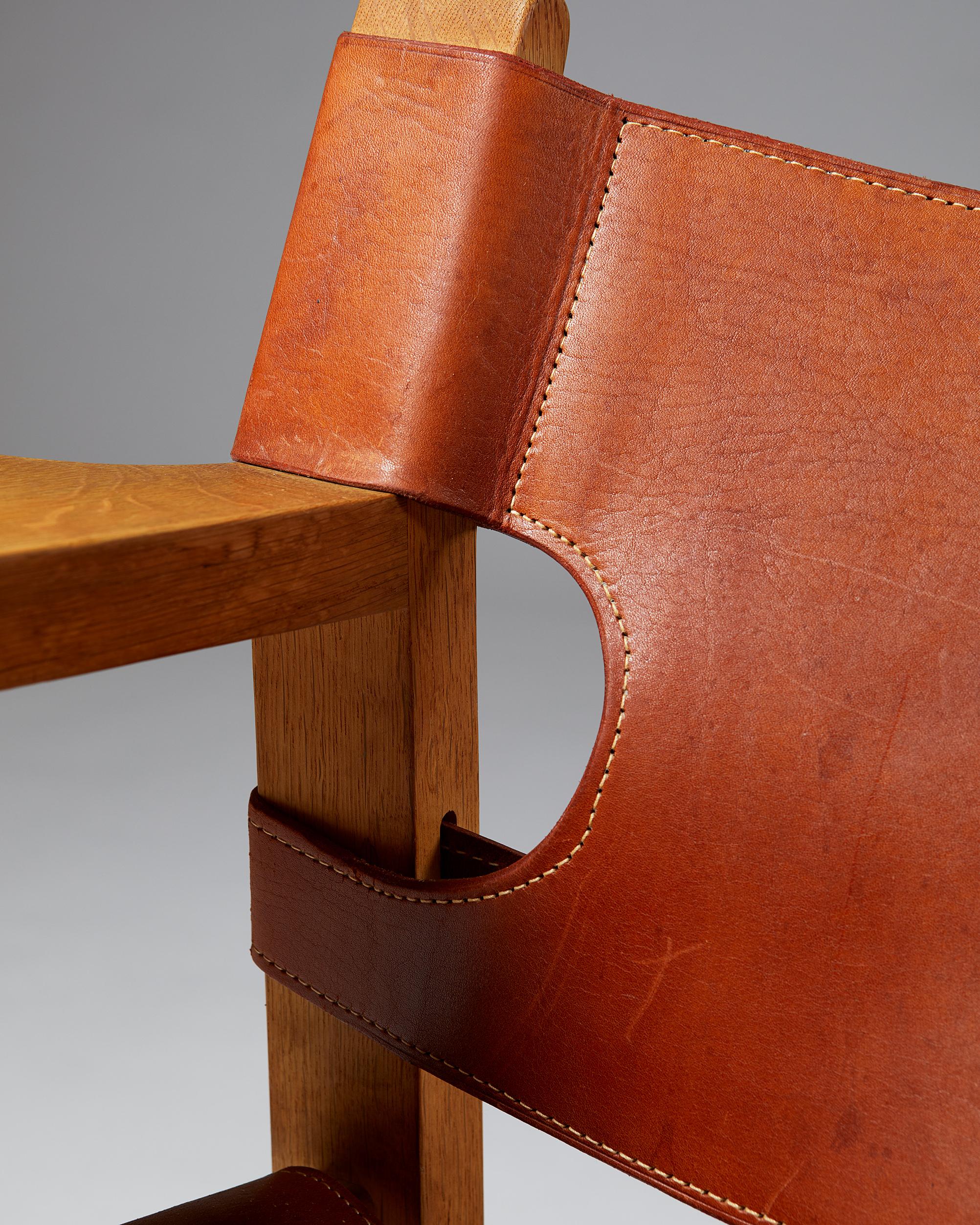 Pair of “Spanish” Armchairs Designed by Börge Mogensen 6