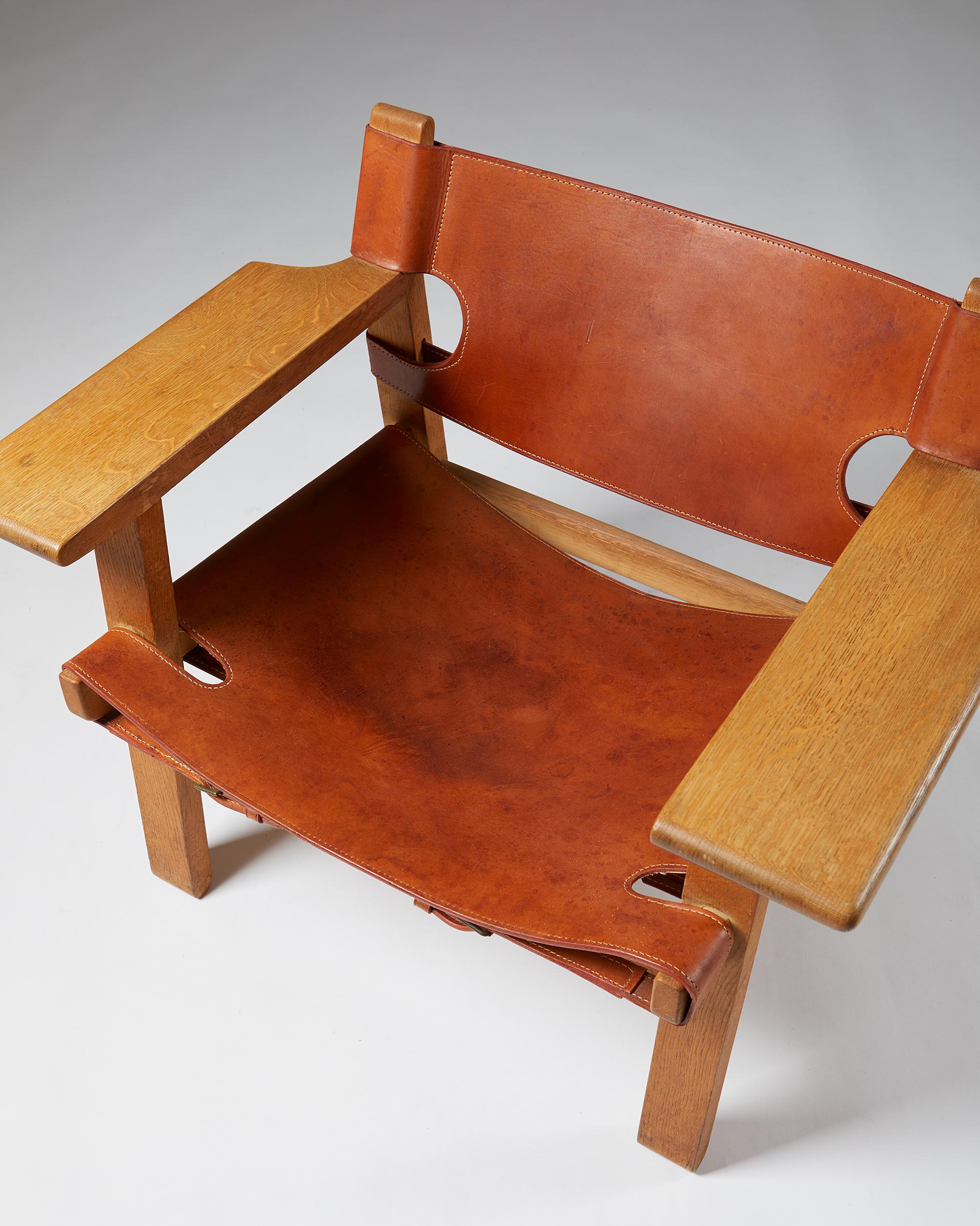 Pair of “Spanish” Armchairs Designed by Börge Mogensen 2
